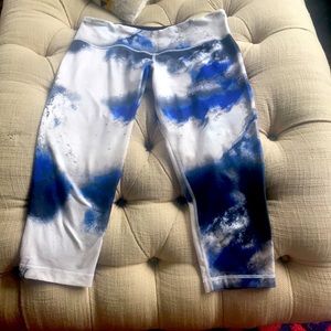Lululemon Capri leggings Tye Dye